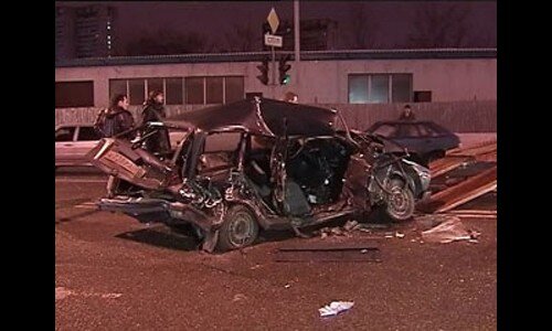 Фото с места аварии