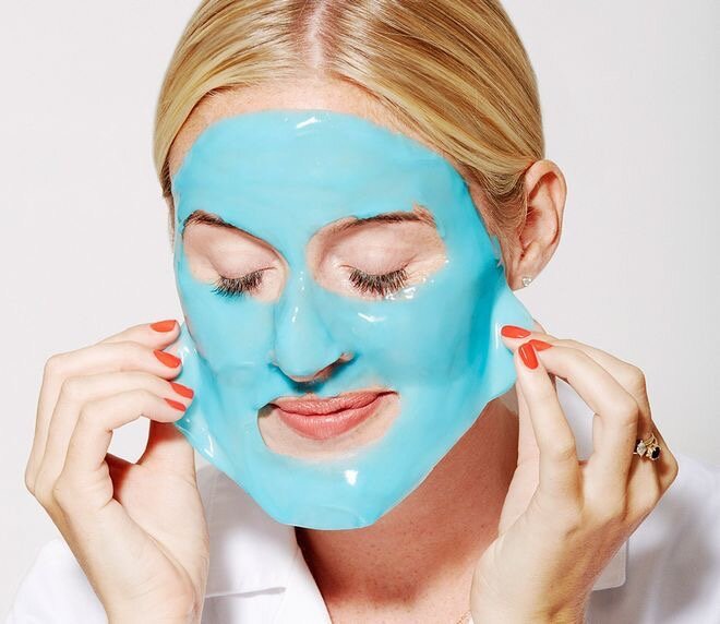Альгинатная маска для лица если есть волосы на лице