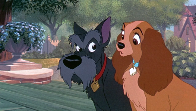 Леди и Бродяга - один из лучших мультфильмов Disney