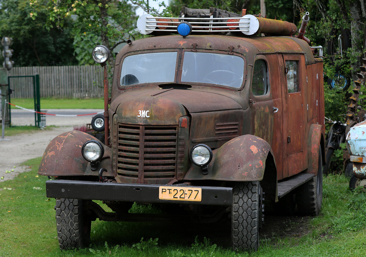 ЗИС 150 пожарный автомобиль