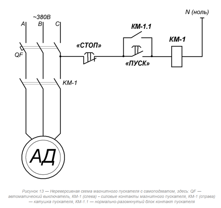 Схема прямого пуска электродвигателя 380. Схема включения электродвигателя с самоподхватом. Схема включения двигателя с самоподхватом. Схема включения контактора с самоподхватом. Схема пуск стоп двигателя