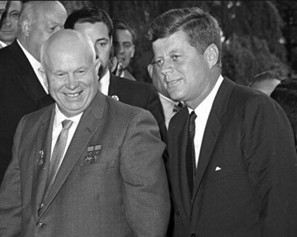 Хрущёв во время визита в США