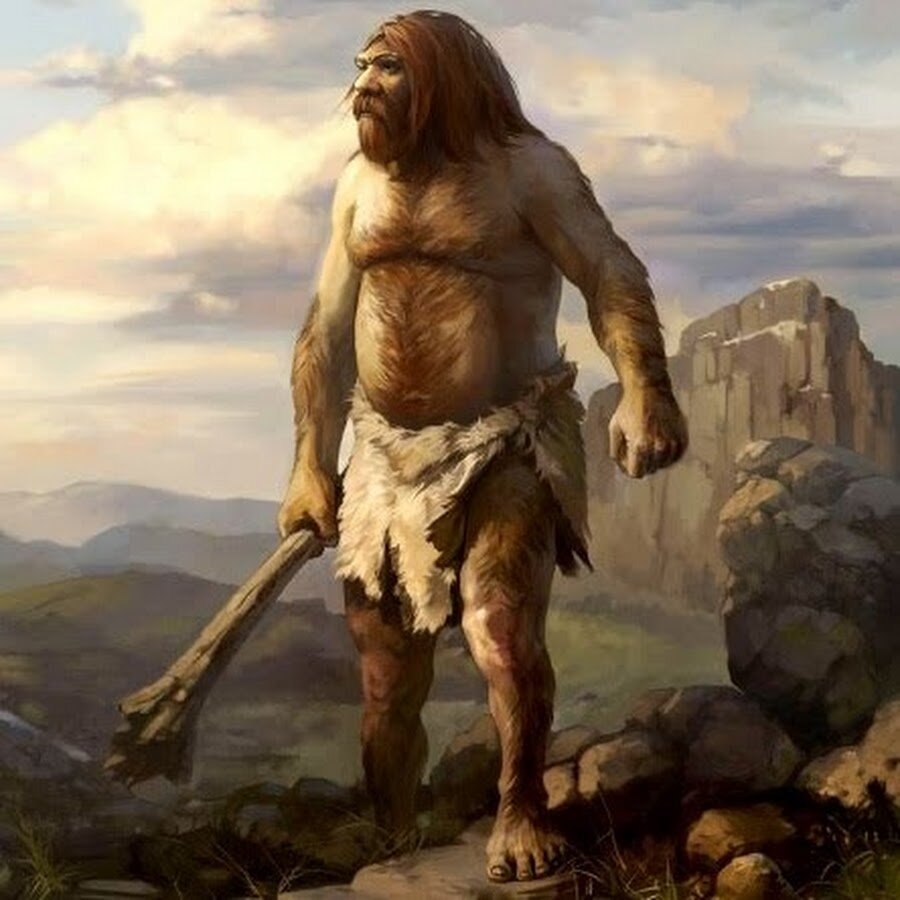 Неандерталец рисунок