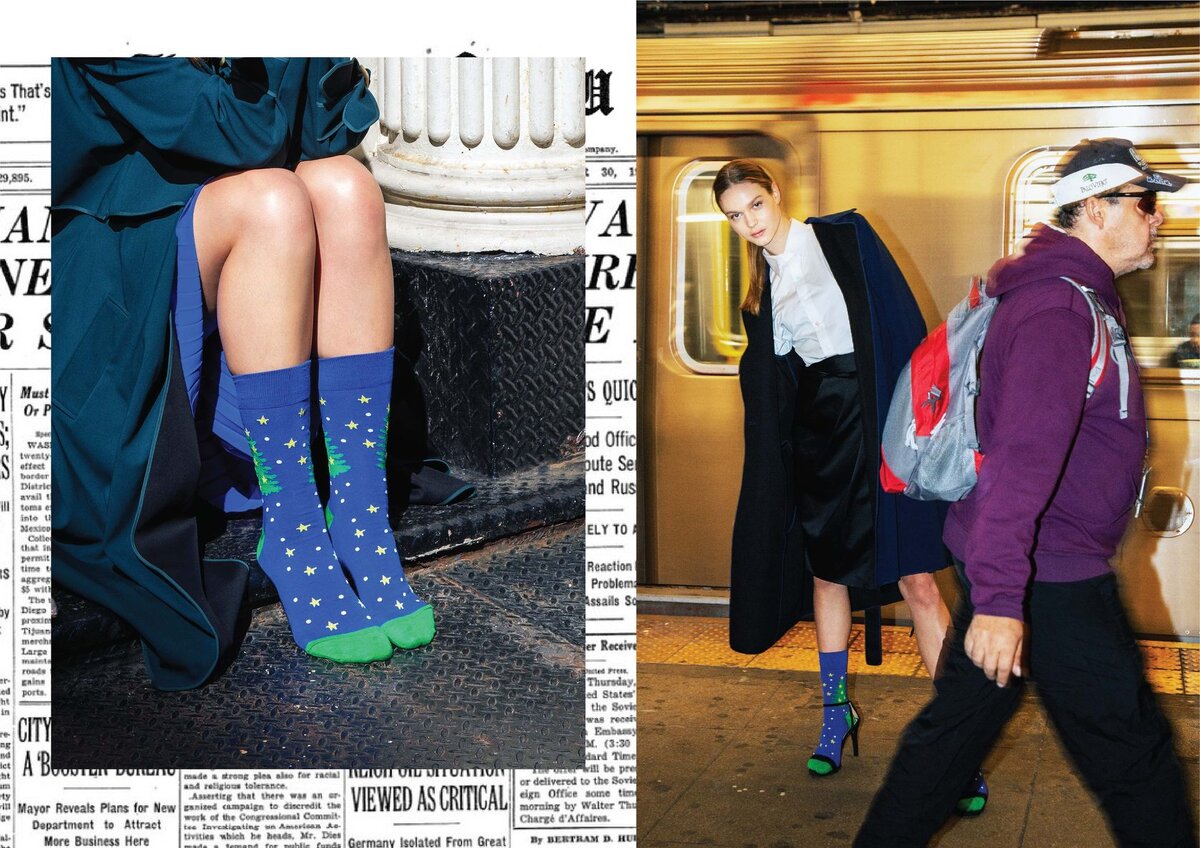 Все фото: QUINCY SCOTT для St. Friday Socks