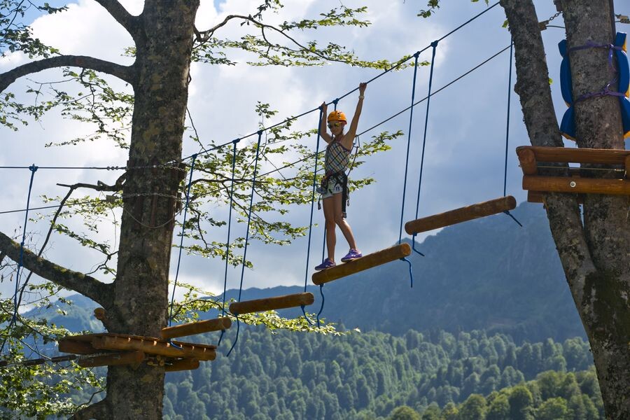 Веревочный комплекс «ПандаПарк»