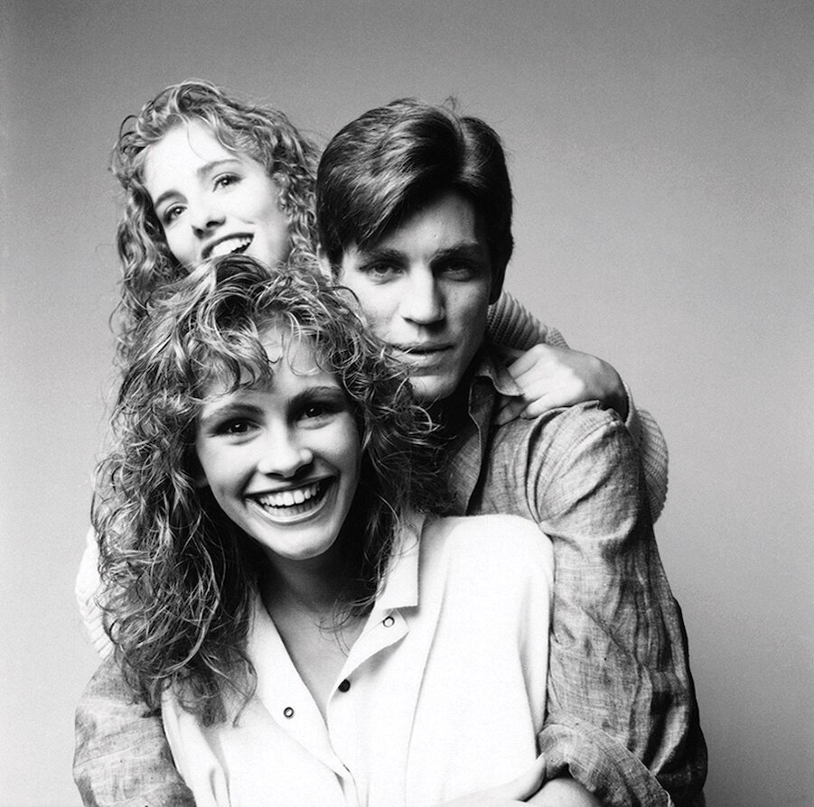 Эрик Робертс с сестрами Джулией и Лизой