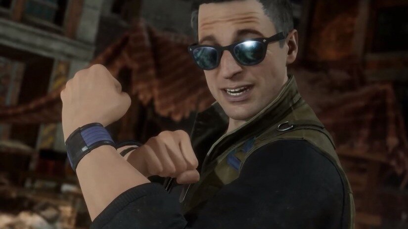 Джонни Кейдж, изображение найдено на просторах интернета