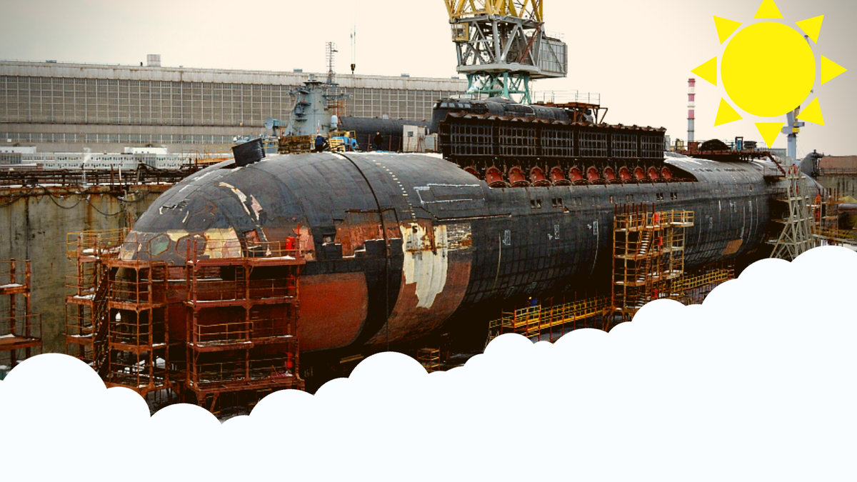 Представьте, что все вокруг в снегу, и ярко светит солнце.