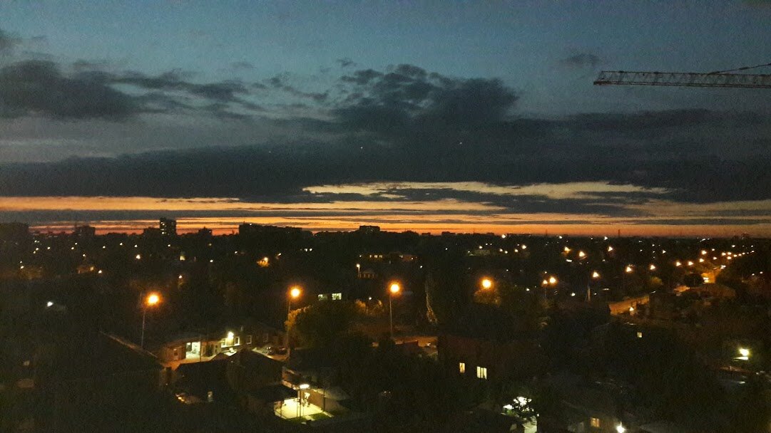 Мирный городской пейзаж