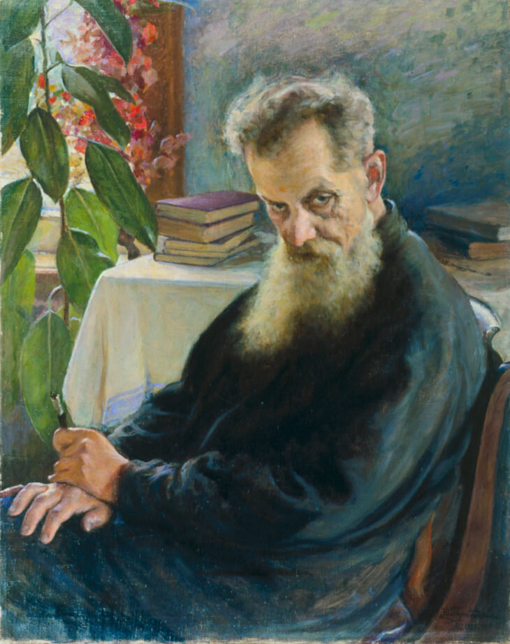 Портрет Павла Петровича Бажова.