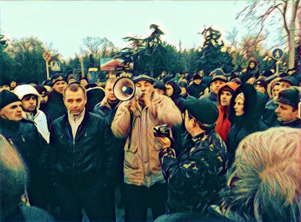 Найди себя на митингах 2014. Фото Марка Агатова. Крым. Евпатория