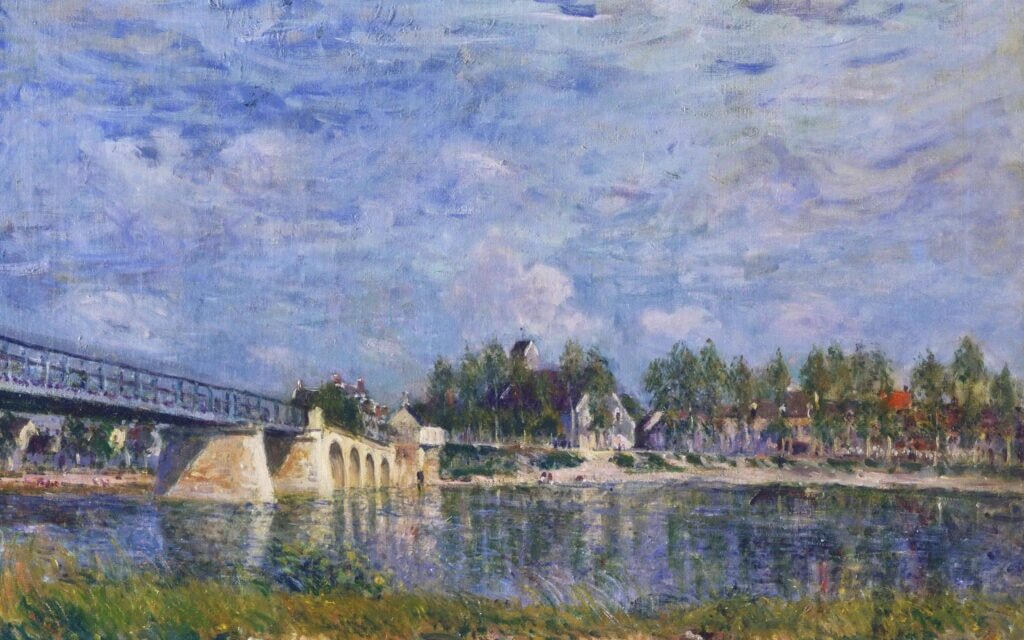 Альфред Сислей. Мост в Аржантее. 1872