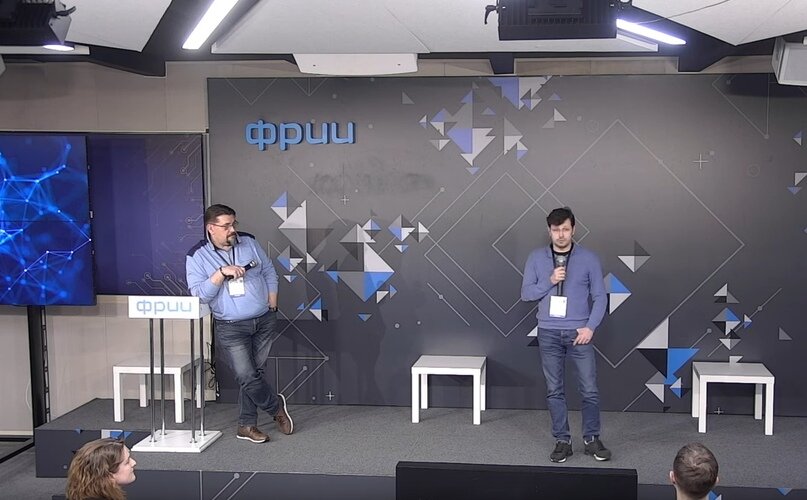 Алексей Муразанов (слева) и Олег Клепиков (справа) на митапе Marilyn с выступлением «Почему наши представления о нейромаркетинге ошибочны»