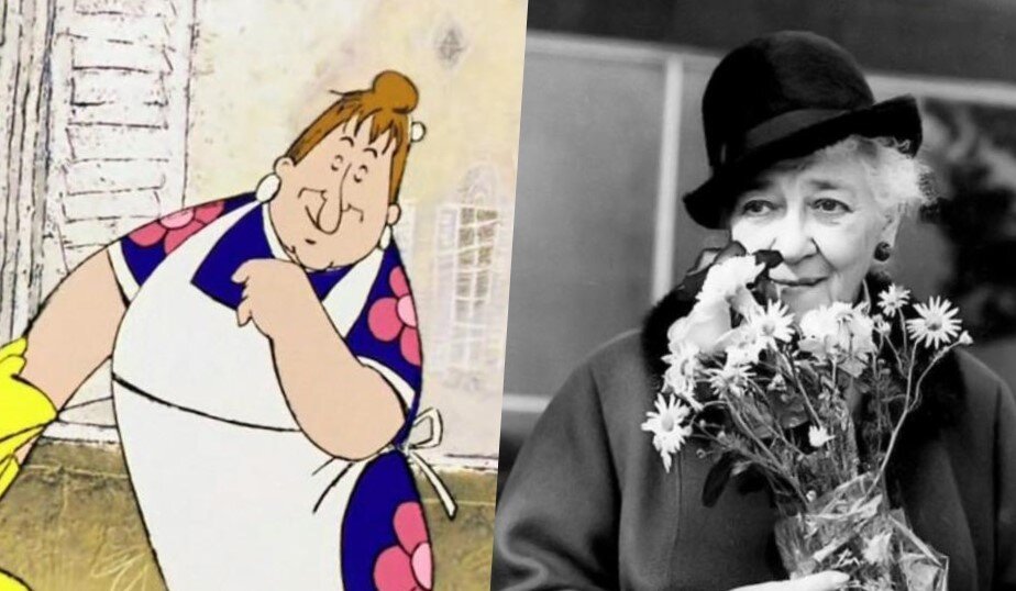 Коллаж с фрекен Бок и Фаиной Раневской взят с сайта Fb.ru.