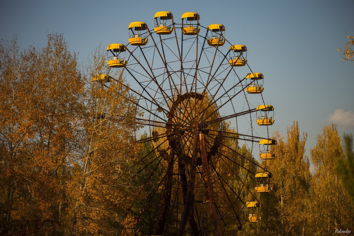 Фотографии колеса обозрения в чернобыле