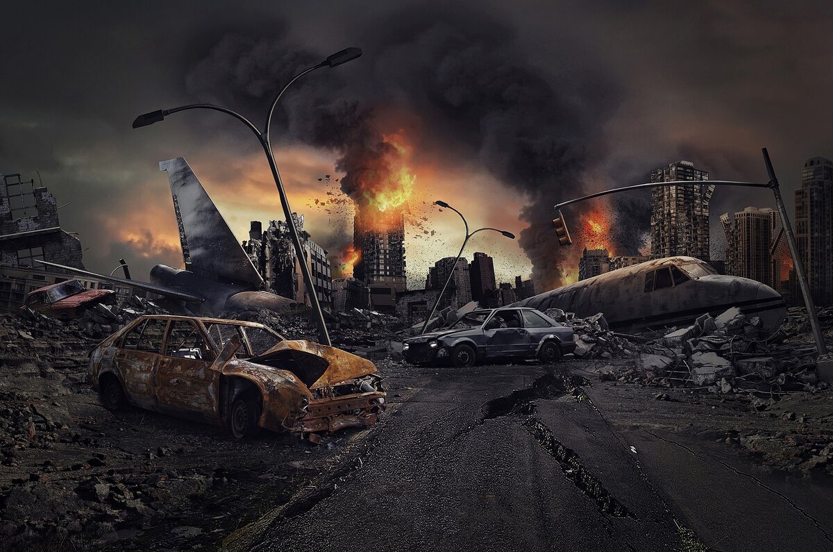 Объект разбитый. Разрушенный город. Машина апокалипсиса. Машина в разрушенном городе. Разрушенная машина.