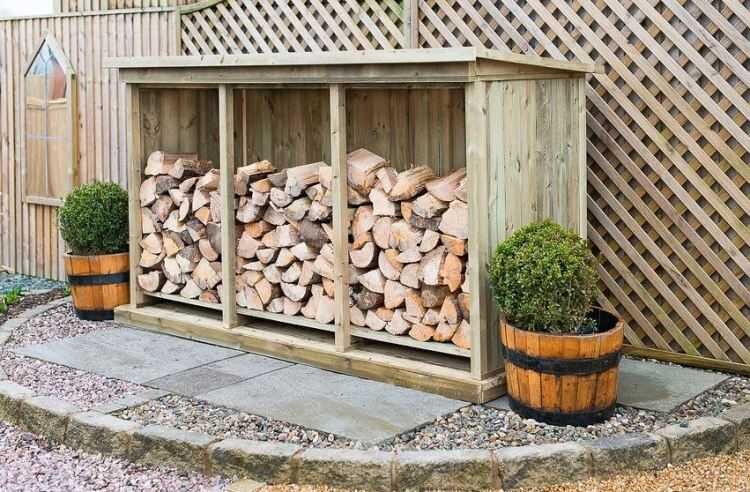 Гармоничный дровяник! 👌