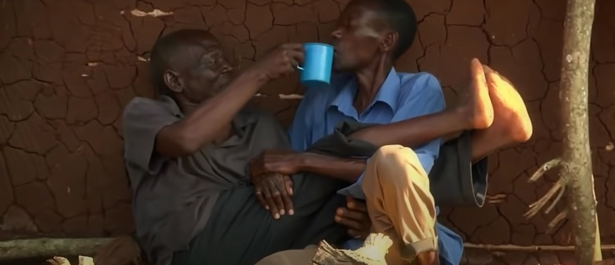 Африканцы под алкогольным опьянением