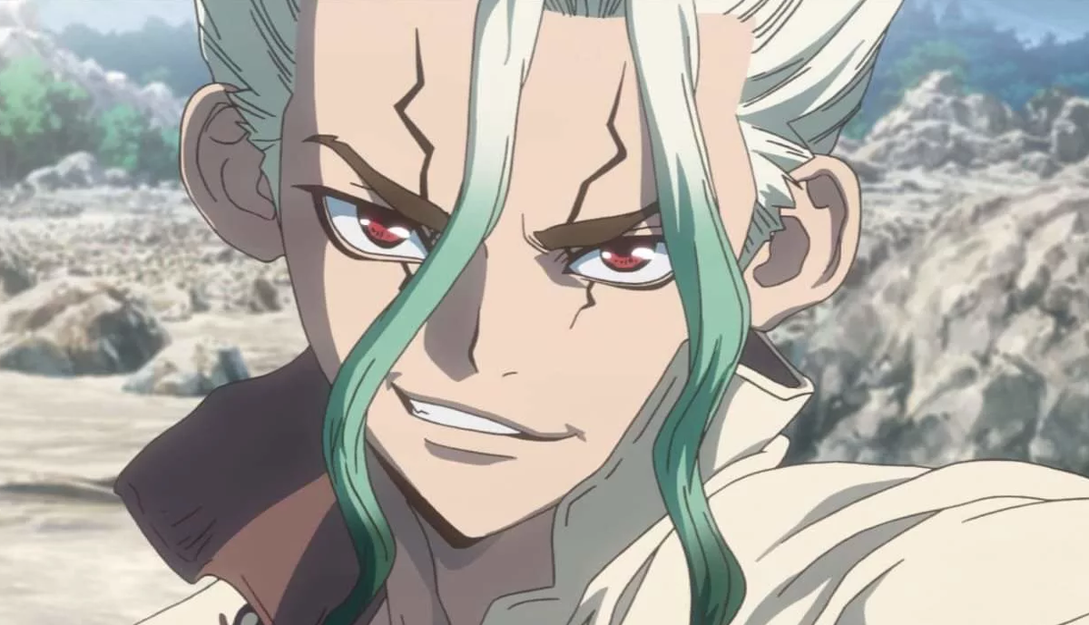 скриншот из аниме "Доктор Стоун"