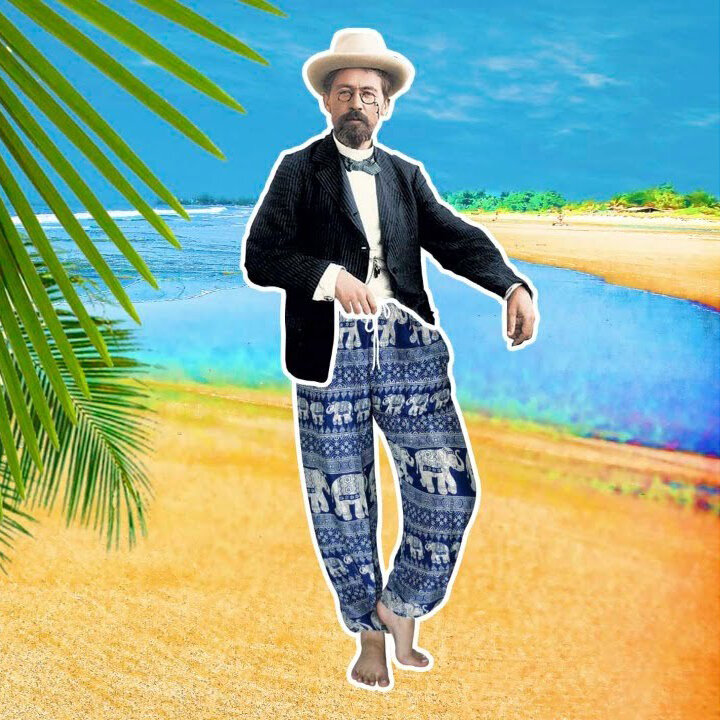 Антон Павлович Чехов. Коллаж