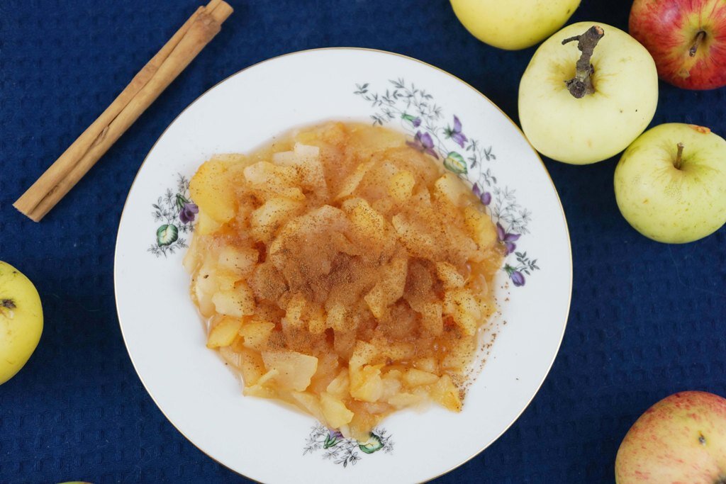 Яблоки в стиле "хюгге"