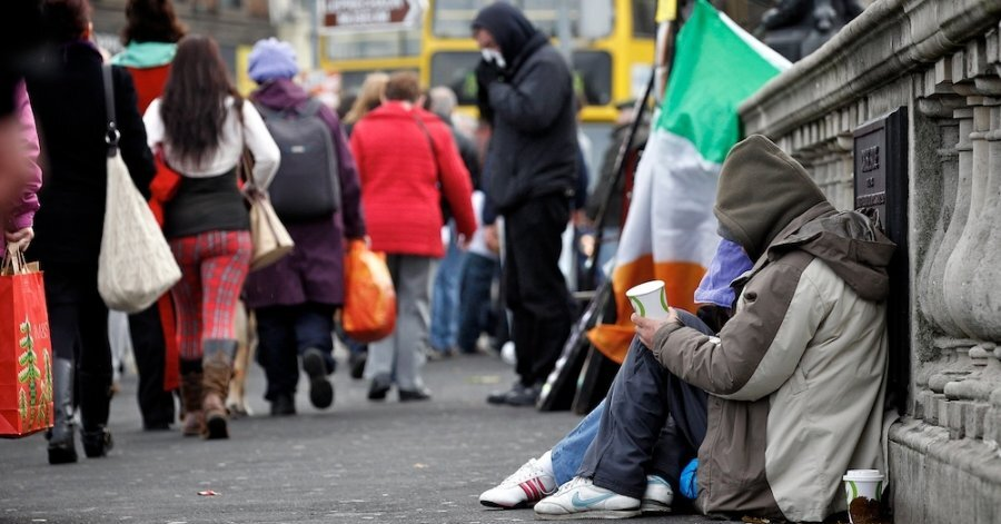 Безработный в Ирландии. Источник: rus.delfi.lv