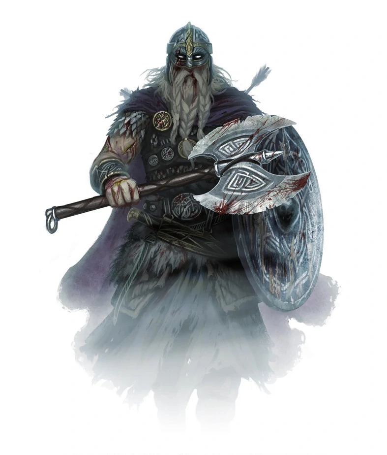 Эйнхерий. Иллюстрация неизвестного автора. Взято с https: mythological-creations.fandom.com