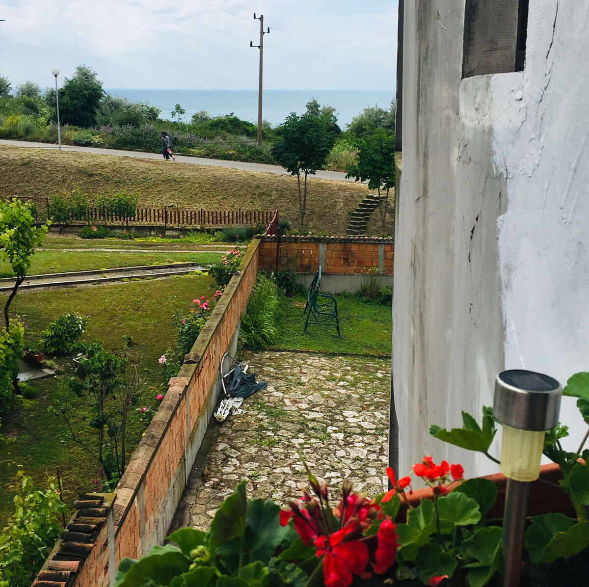 Наш балкончик с видом на море