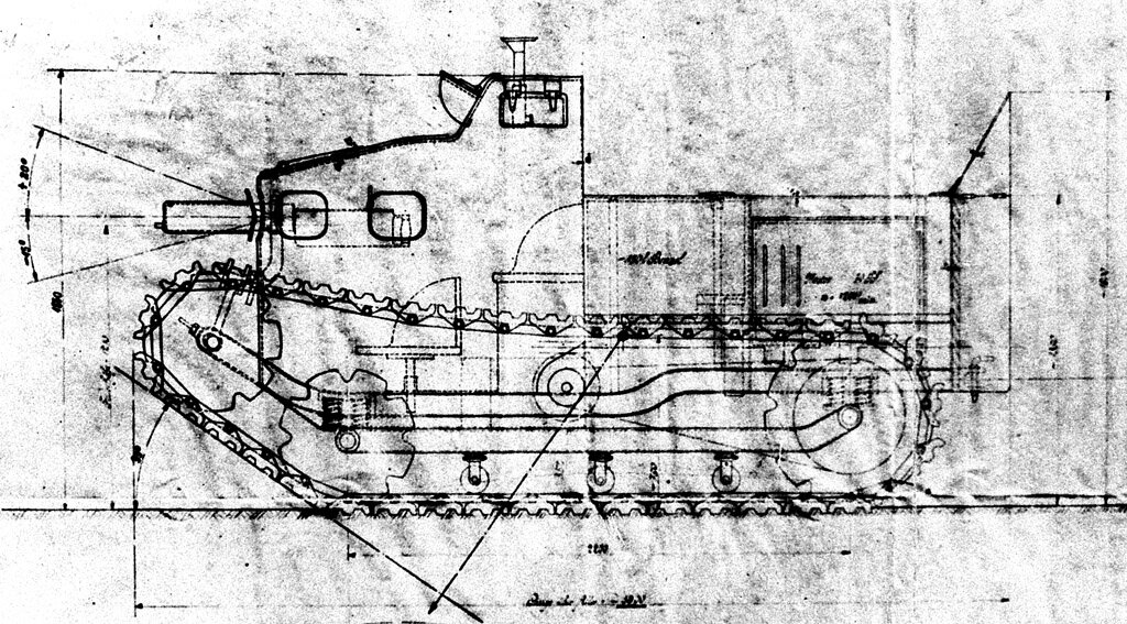Kleiner Sturmwagen, первая попытка Krupp создать легкий танк