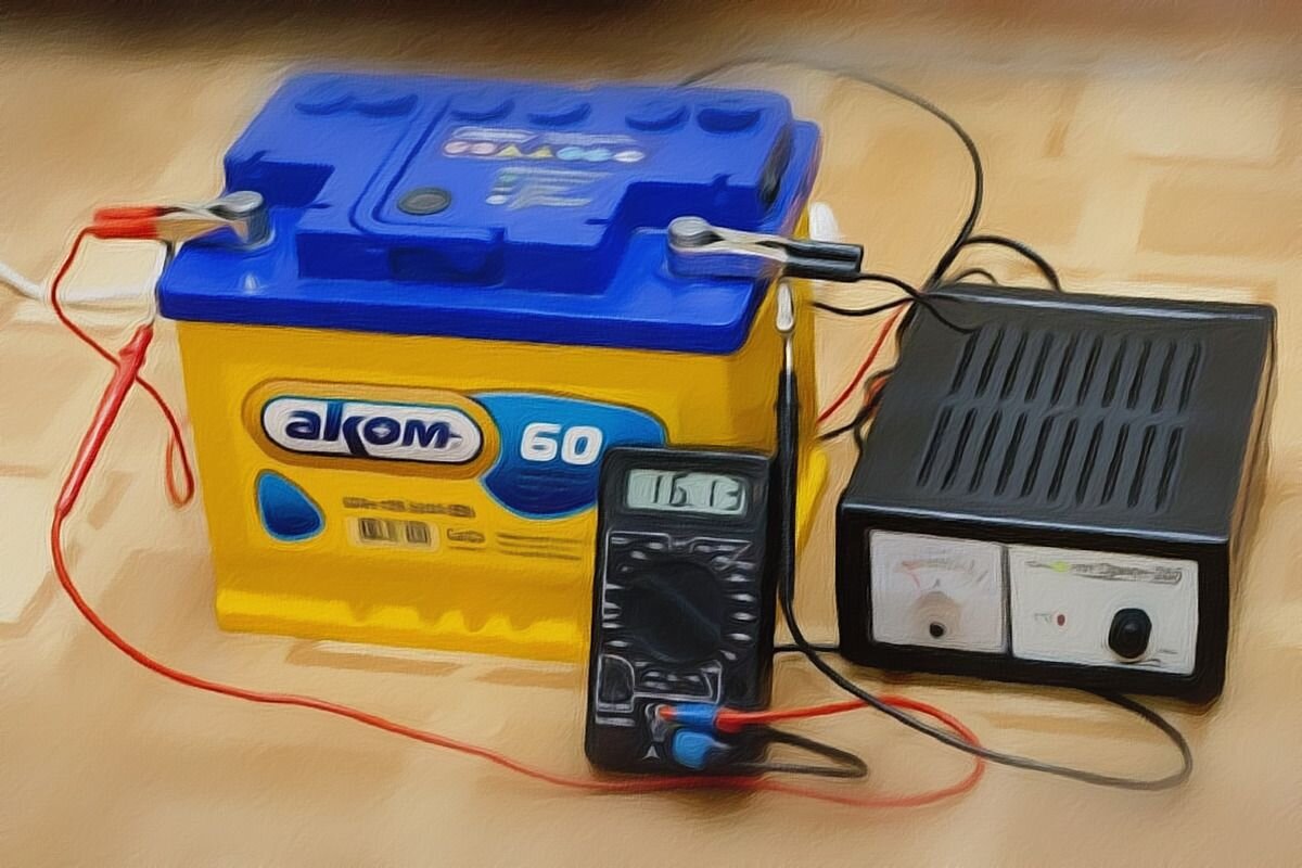 Зарядка аккумулятора