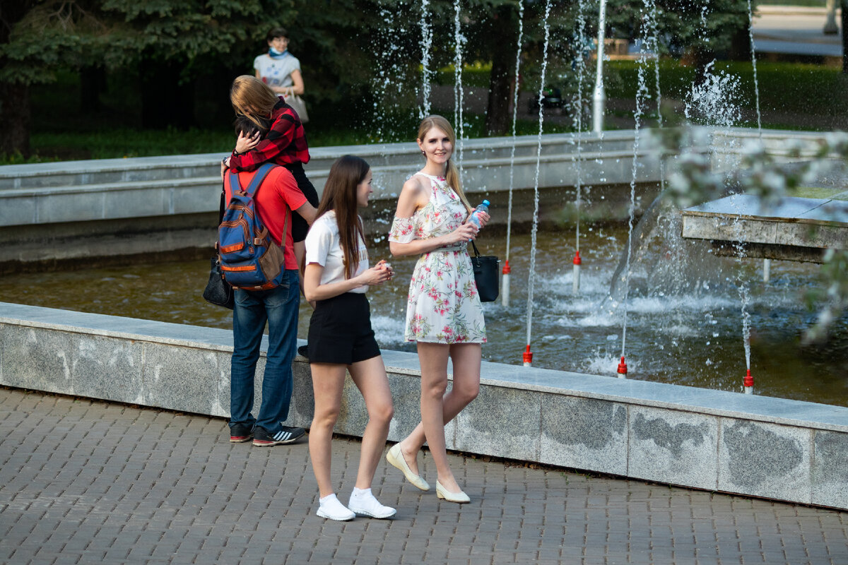 Забавный сюжет в парке Матросова, Уфа, май 2021