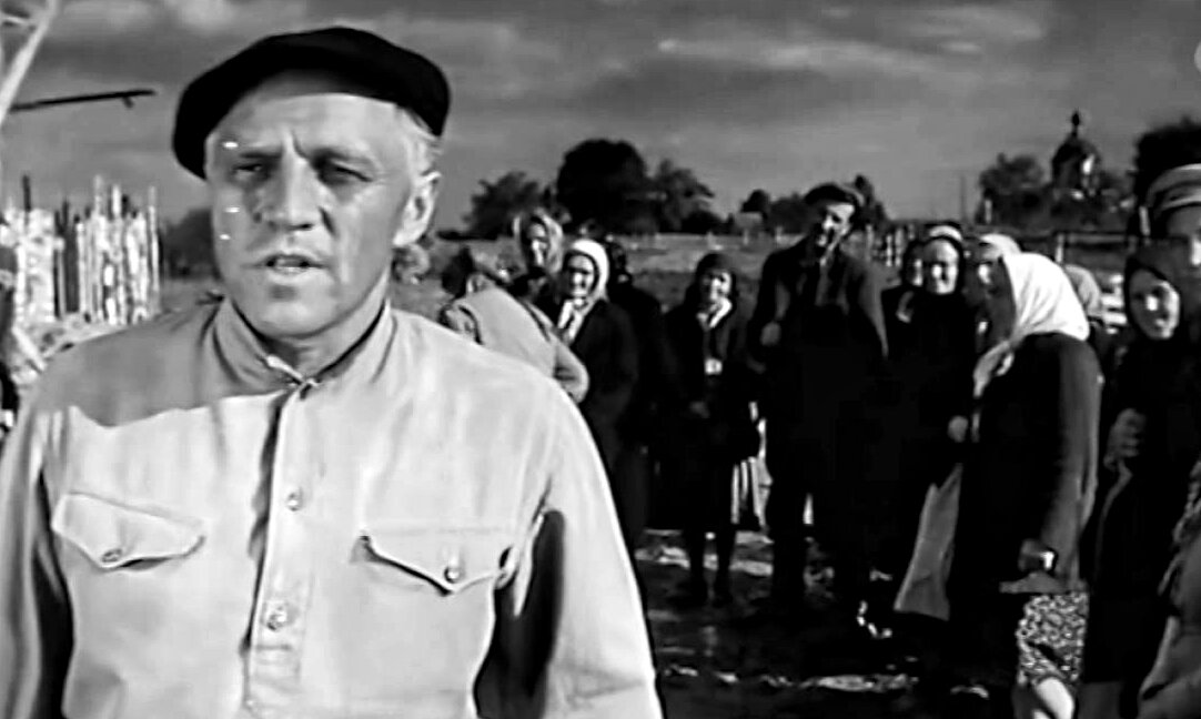 У крепкого председателя колхоза с воровством сильно не забалуешь! Фотокадр из фильма "Председатель". Фото https://cepia.ru/film/old/60/predsedatelj