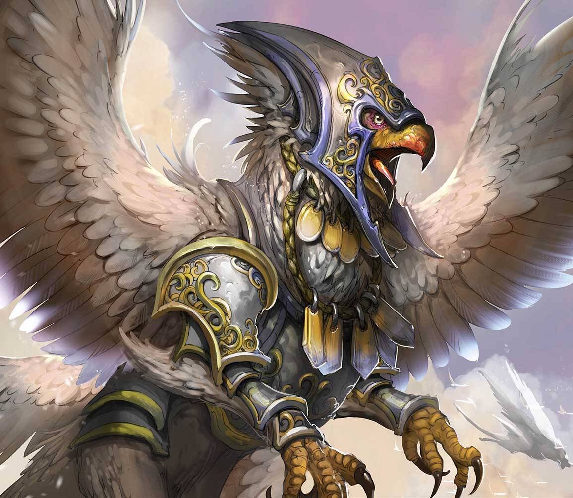 Warhammer 40000 святая целестина. Симураны легенда. Эрафийский грифон-голиаф. Бронированный грифон. Крылатые существа.