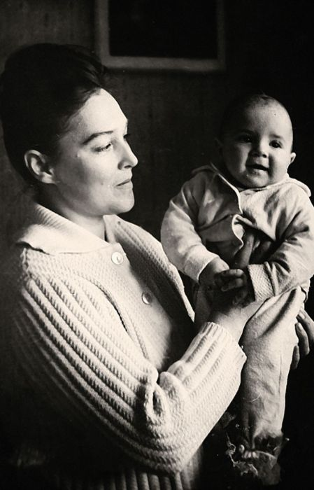 Александра Завьялова с сыном