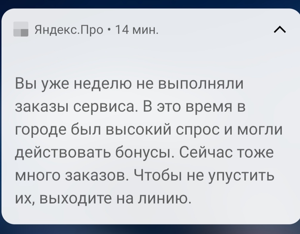 Яндекс меня заждался