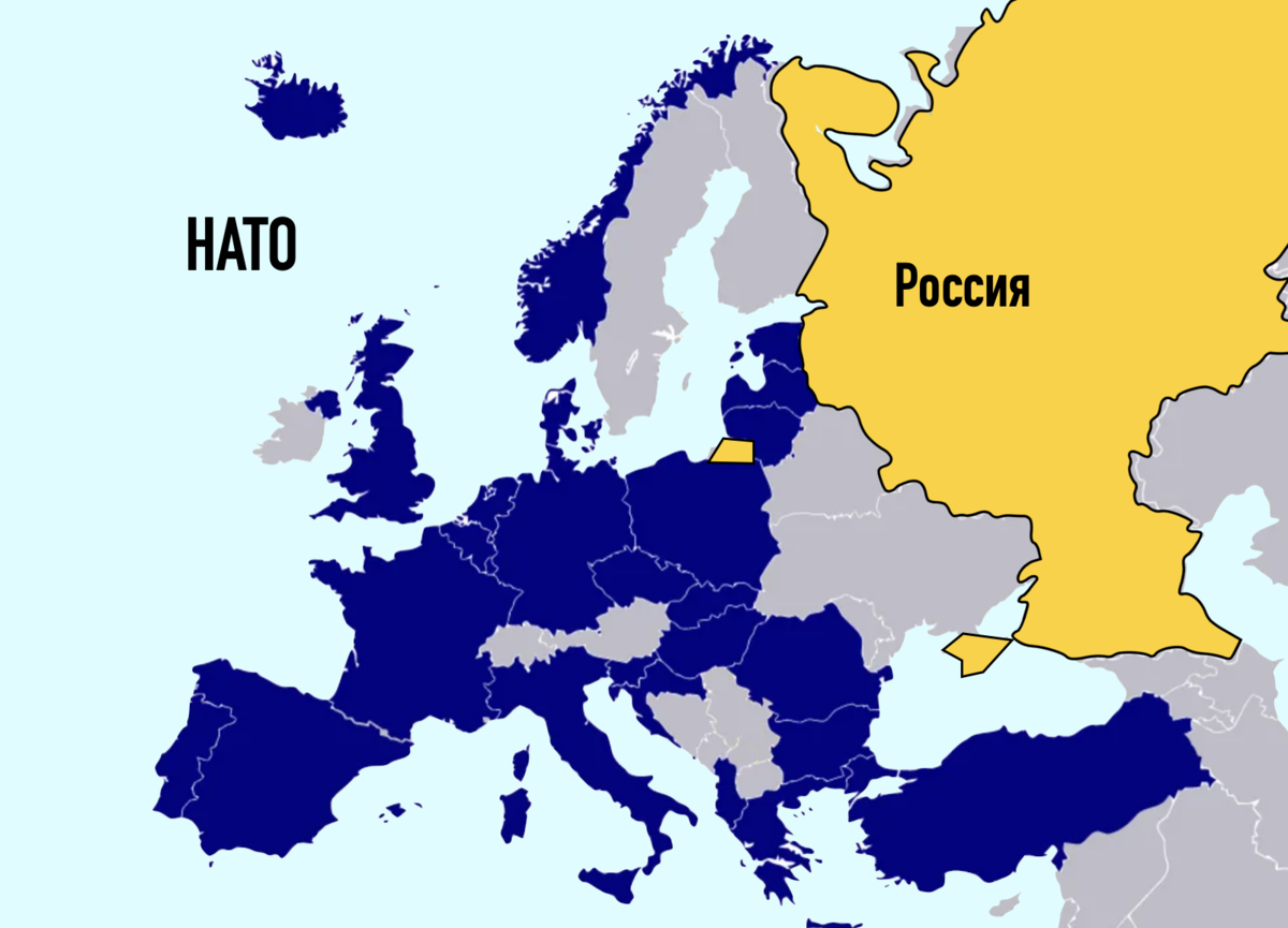 Страна являющаяся членом нато. Карта НАТО 2022. Страны НАТО на карте. Карта НАТО И России. Страны НАТО на карте России.