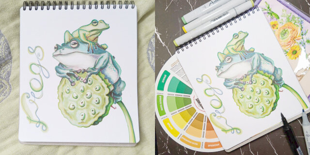 пример: до и после.