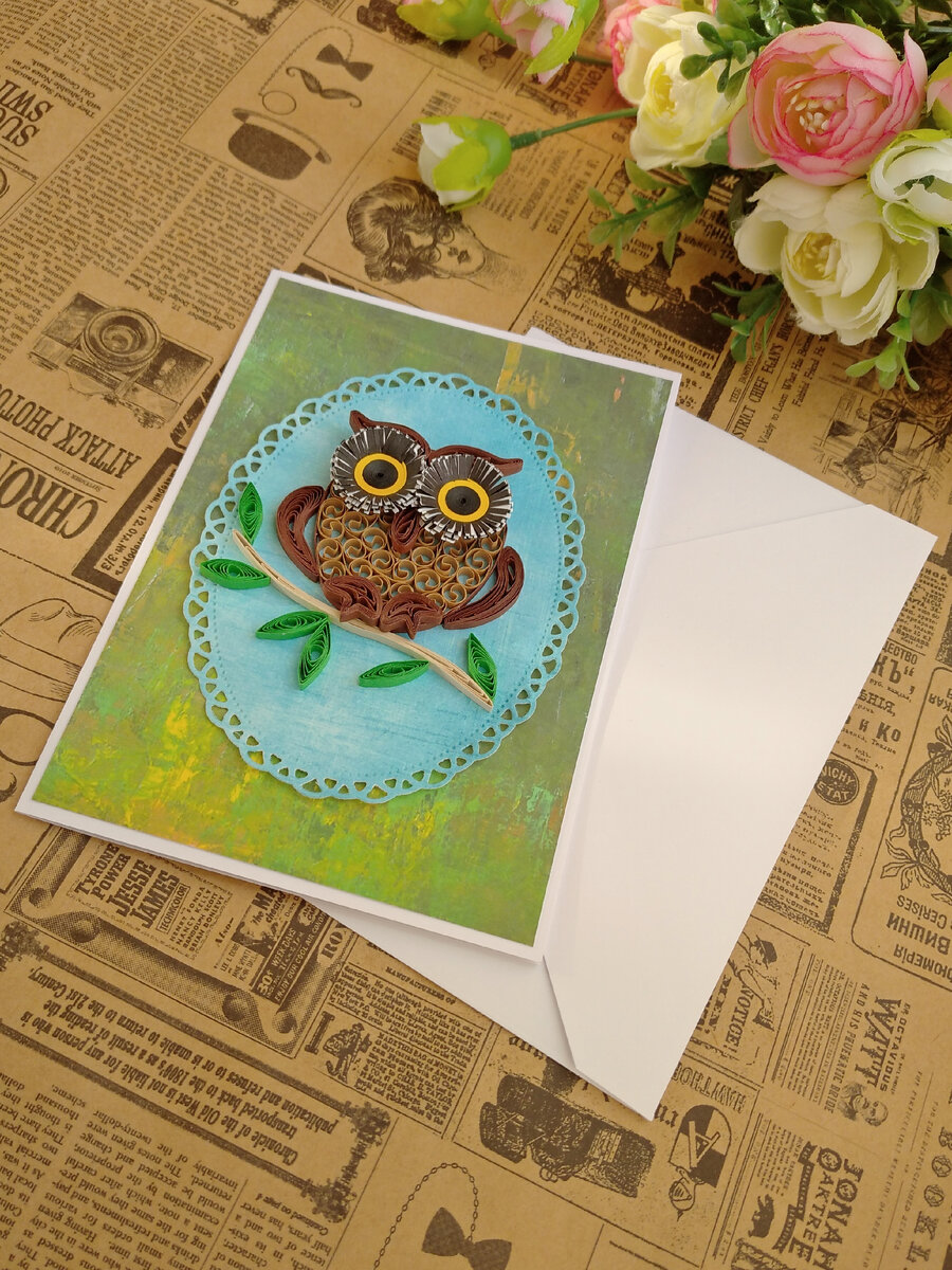 10 таких открыток продавались почти год. Теперь они закончились, больше не буду их делать, потому что не продаются