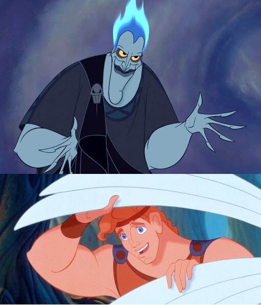 Кадры из мультсериала «Геркулес» производства Walt Disney Television Animation, реж. Фил Вайнштейн