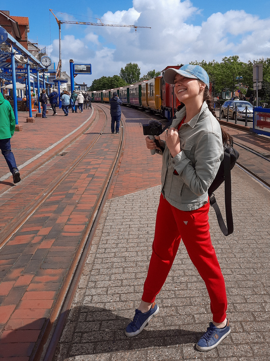 Съемки путешествия на остров Боркум, Германия (Ваттовое море)