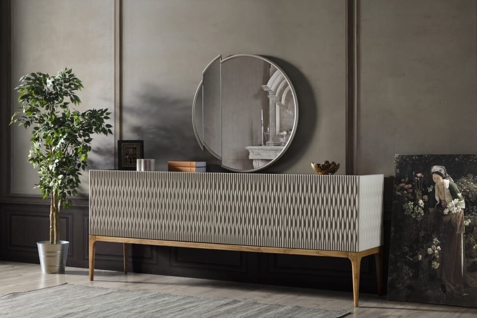 КОМОД LUSSO CREAM 220 CM
