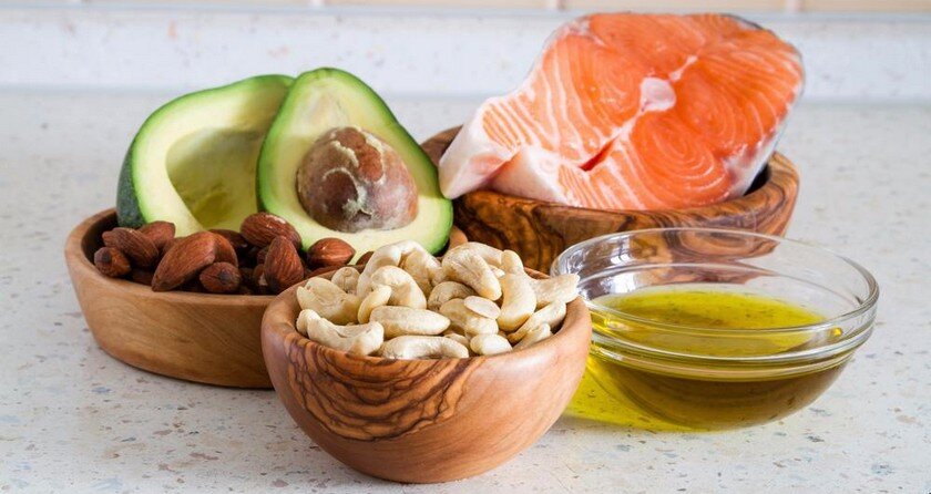 Продукты с большим содержанием ненасыщенных жиров