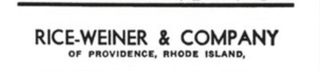 RICE-WEINER, США, 1938-1946 гг.