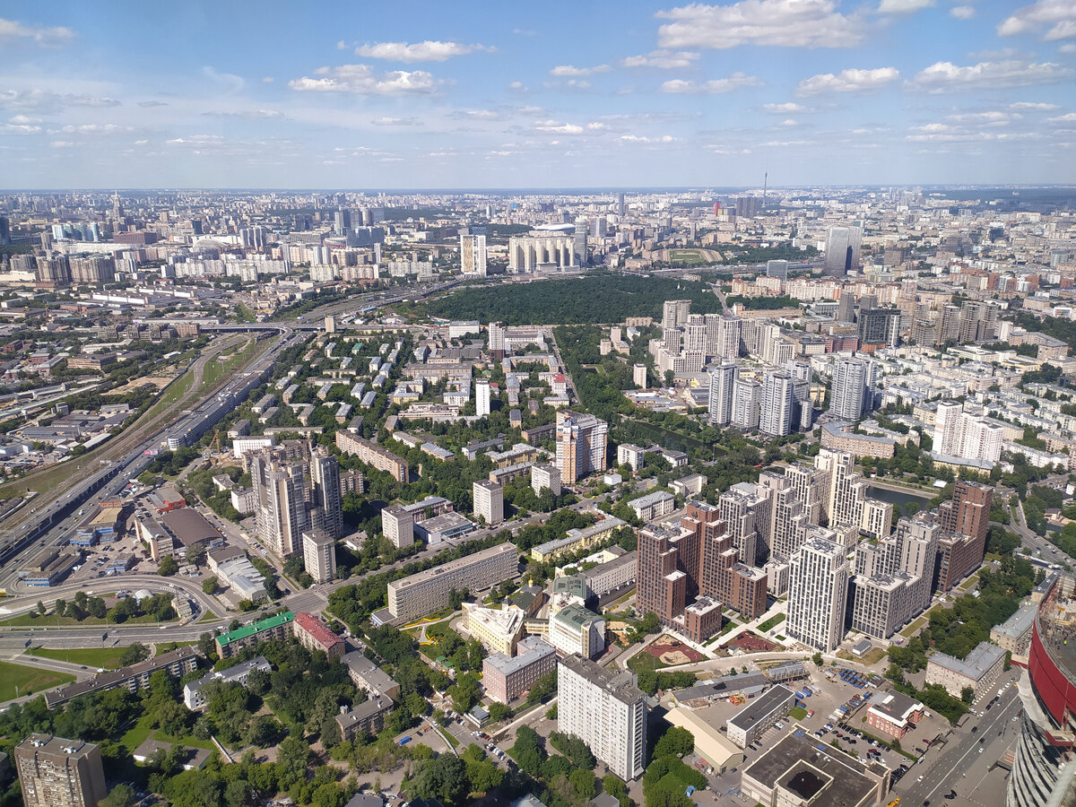 панорамный вид со смотровой