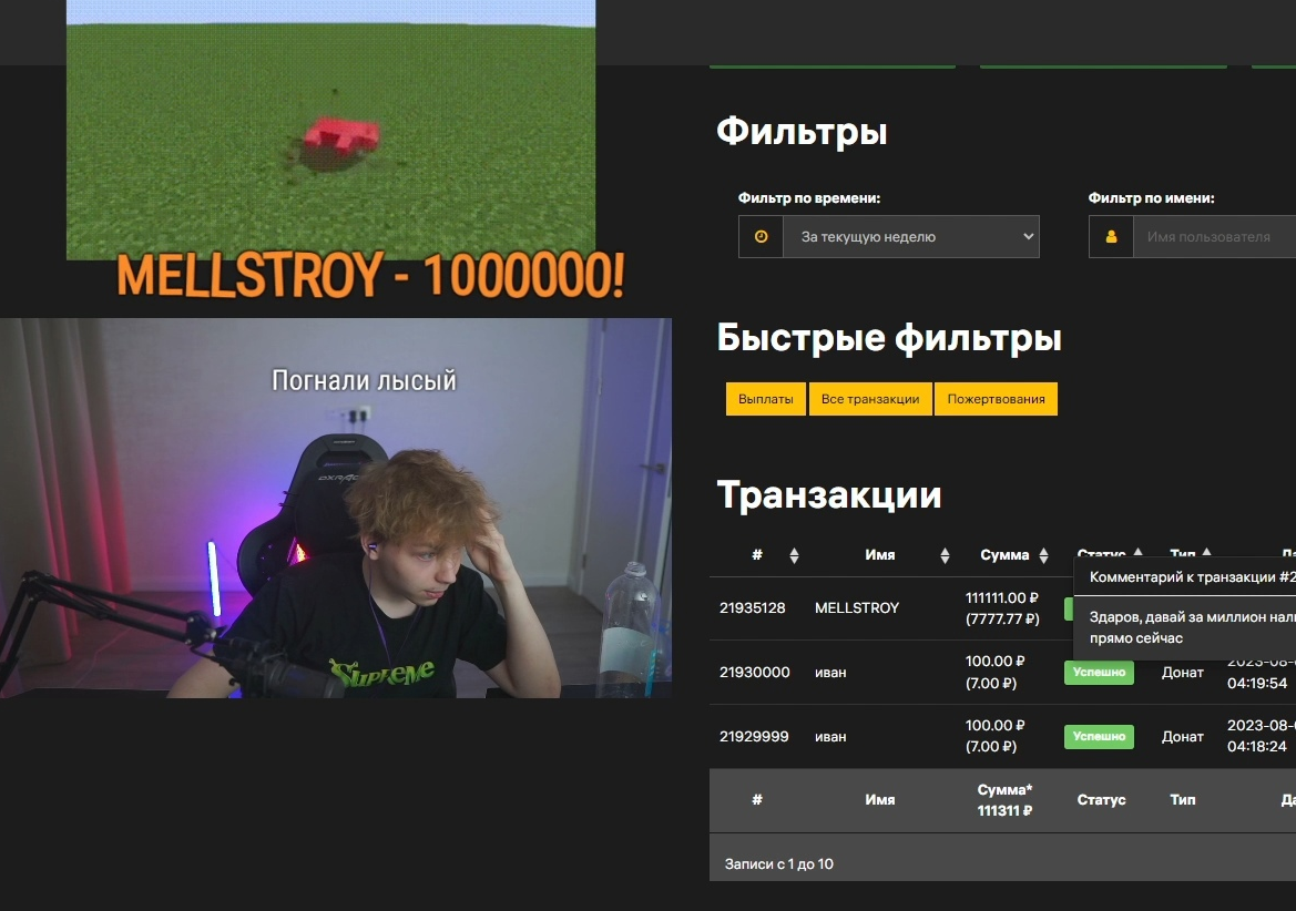 Мелстрой задонатил стримеру Строго миллион рублей – за это он должен  побриться налысо | MetaCyber | Дзен