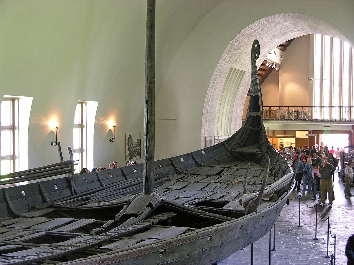 Корабль викингов в музее Осло