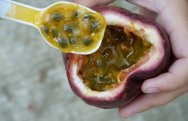 Выглядит так, будто кого-то стошнило в баклажан