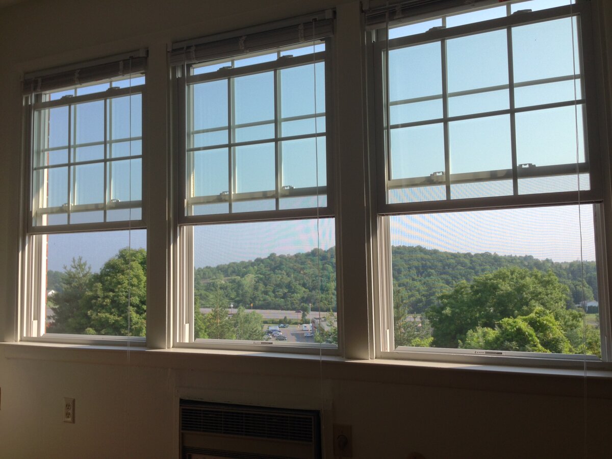 Вид из окна нашей первой квартиры