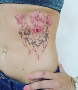 Бикини татуировки лист цветы кружева Лотос TM - Vroda