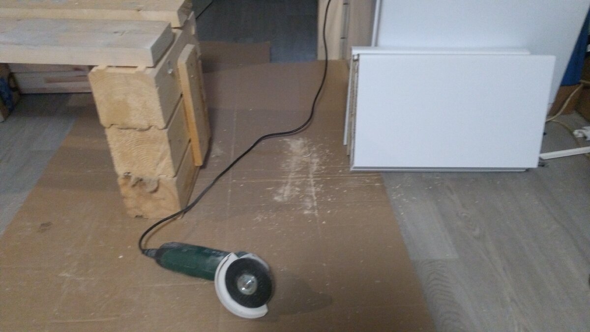 Пилим подоконники болгаркой